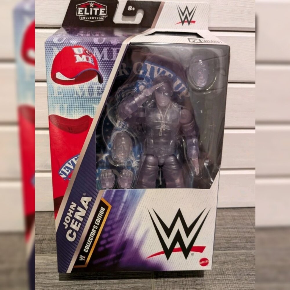 John Cena WWE “You Can’t See Me” Elite Transparent Clear Action Figure